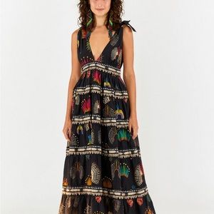 Farm Rio Wonderful Headdress Midi dress